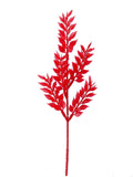 13-Inch Red Ruscus Spray - Pack of 144 Pieces - Lifelike Foliage for Floral Arrangements, Wedding Decor, and Crafts