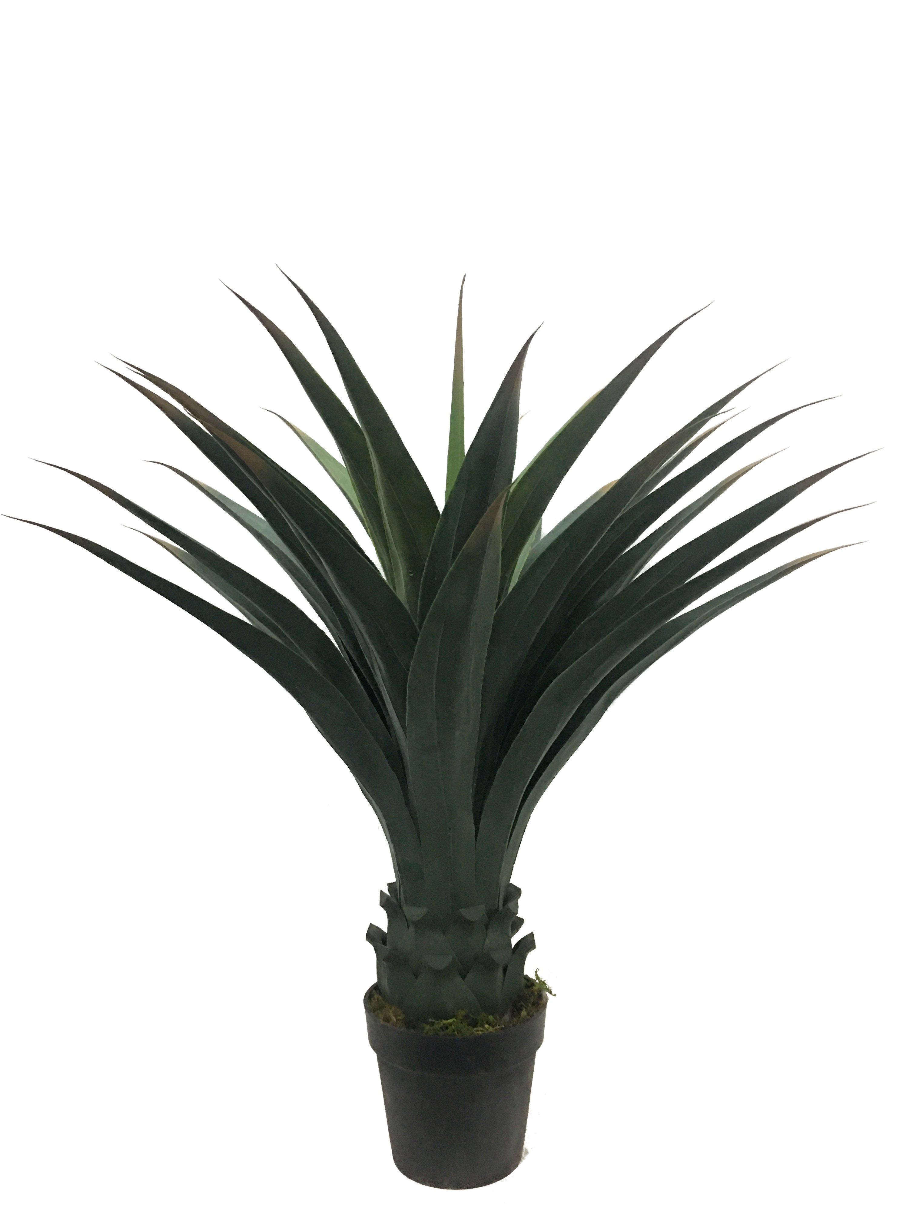 37.4" Artificial Agave Plant with 33 Leaves in Pot - Lifelike Indoor Greenery for Home & Office Decor, Floral Home by Artificial Flowers