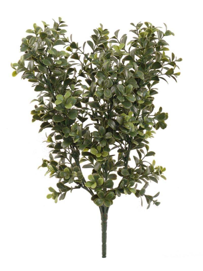 UV-Resistant Green Boxwood Picks for Indoor/Outdoor Use (6 Pack) - 17", Floral Home by Artificial Flowers