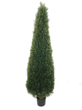 Natural Beauty Perfected: Exquisite 64" Cedar Cone Topiary - Handcrafted, Lifelike Foliage for Majestic Indoor and Outdoor Decor