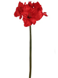 Premium 28" Red Amaryllis Collection - Set of 12 - Ideal for Vibrant Home Decor, Weddings and Events - High-Quality Lifelike Silk Flowers