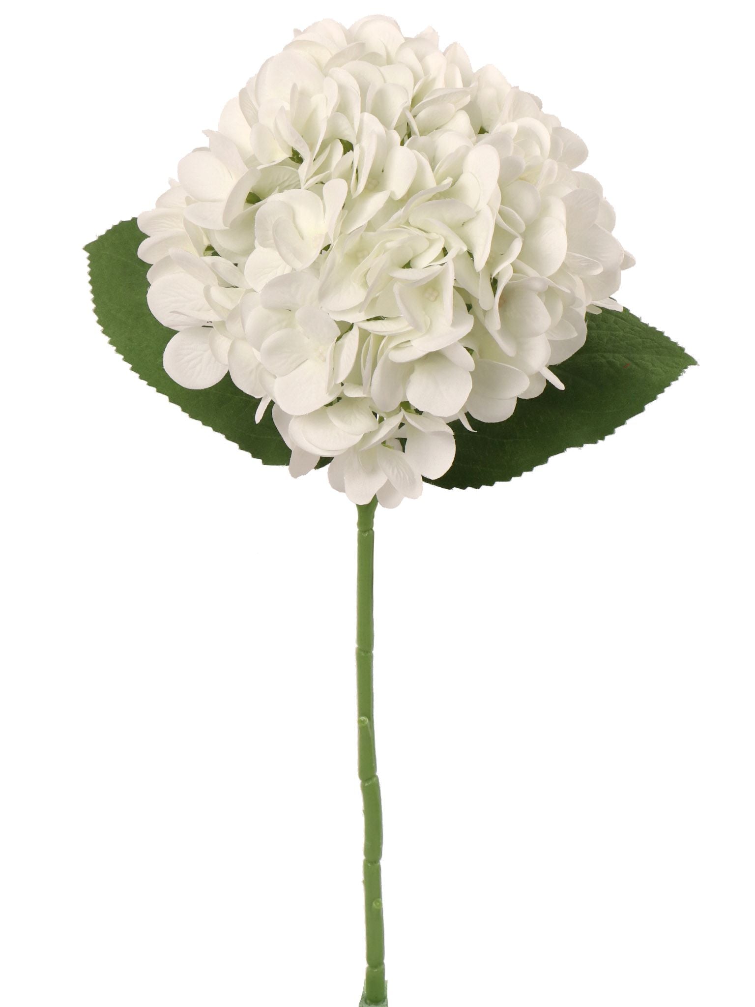 18-Inch Timeless White Hydrangea Stem Set (12 Pcs) - Classic 7-Inch Blooms - Ideal for Elegant Home Decor, Wedding Arrangements & Special Event Floral Displays, Floral Home by Artificial Flowers