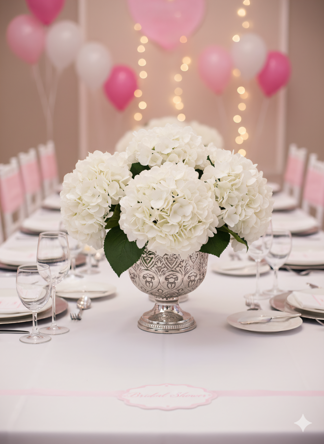 18-Inch Timeless White Hydrangea Stem Set (12 Pcs) - Classic 7-Inch Blooms - Ideal for Elegant Home Decor, Wedding Arrangements & Special Event Floral Displays, Floral Home by Artificial Flowers