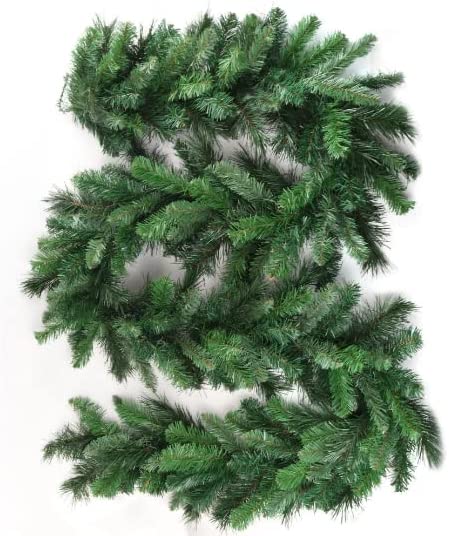 Classic Needle Pine Artificial Christmas Garland - 9'