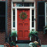 Christmas Wreath 24" Artificial Pine Natural Moss Cones Wreaths ArtificialFlowers