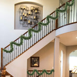 Artificial Artificial Boxwood Garland- 9' Boxwood Garland artificialflowersdotcom