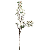 Artificial White Dogwood Branch- 50" Dogwood Branch artificialflowersdotcom   
