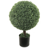 Artificial  Boxwood Ball Topiary-25" Topiaries artificialflowersdotcom
