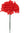 Real Touch Silk Carnation Picks - 
    Red