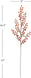 2-Pack 10-Inch Berry Picks – Assorted Faux Fruit Accents for Christmas Decor, Crafts & Floral Arrangements