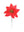 Artificial Christmas Poinsettia Heads - 7" - 
    Red