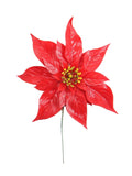 Wholesale Bulk Pack of 800 - Stunning 11-Inch Red Poinsettia Heads for Christmas Decorations, Floral Arrangements, and Holiday Crafts