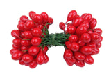Gold Artificial Holly Berries - 8mm