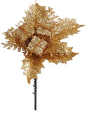 Glitter Holly Pick with Gift Boxes – Festive Holiday Decorative Pick for Christmas Arrangements, Wreaths & Crafts (Multi-Pack & Multi-Color Options)