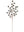 Large Beaded Berry Spray - 20" - 
    Navy