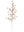 White Artificial Berry Spray with 35 Berries - 19" - 
    Gold