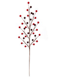 White Artificial Berry Spray with 35 Berries - 19"