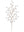 White Artificial Berry Spray with 35 Berries - 19" - 
    Silver
