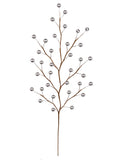White Artificial Berry Spray with 35 Berries - 19"
