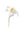 5-Inch White Plastic Easter Lily Picks Delicate Artificial Flowers for Easter - 
    White
