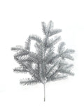 16-Inch Silver Glittered Pine Picks - Pack of 60 - Sparkling Christmas Decorations, Crafting Supplies, Floral Arrangements, and Holiday Crafts