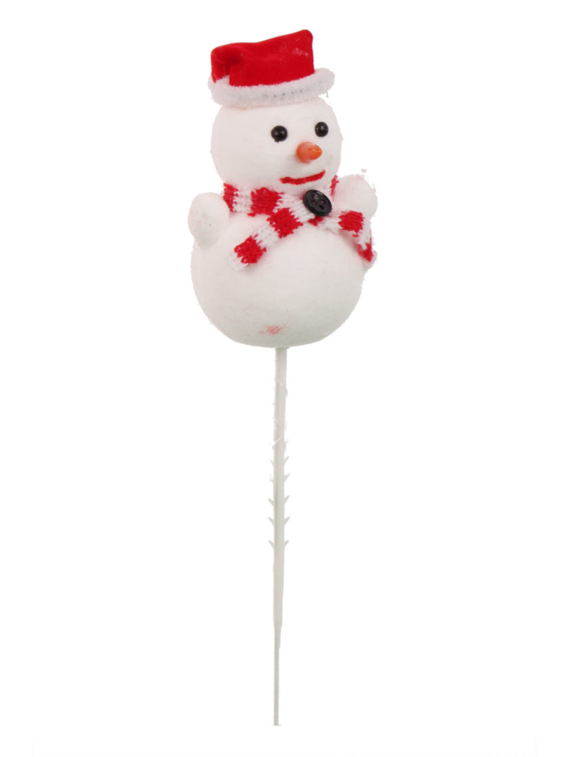 7-Inch Snowman Picks - Pack of 72 - Festive Christmas Decorations, Crafting Supplies, Winter Themed Party Supplies, and Holiday Crafts