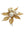 Glitter Poinsettia Picks with Ornament Balls - 24" - 
    Cream