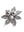 Glitter Poinsettia Picks with Ornament Balls - 24" - 
    Silver