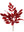 Glitter Magnolia Leaf Sprays, 20-Inch Snow-frosted Finish, Christmas Decor - 
    Red