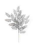 23" Silver Glitter Ash Spray - Pack of 48 - Sparkling Decorative Foliage for Crafts and Events