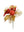 Silver Glitter Bird Box Picks, Christmas Tree Ornaments - 
    Red