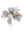 Silver Glitter Bird Box Picks, Christmas Tree Ornaments - 
    Silver