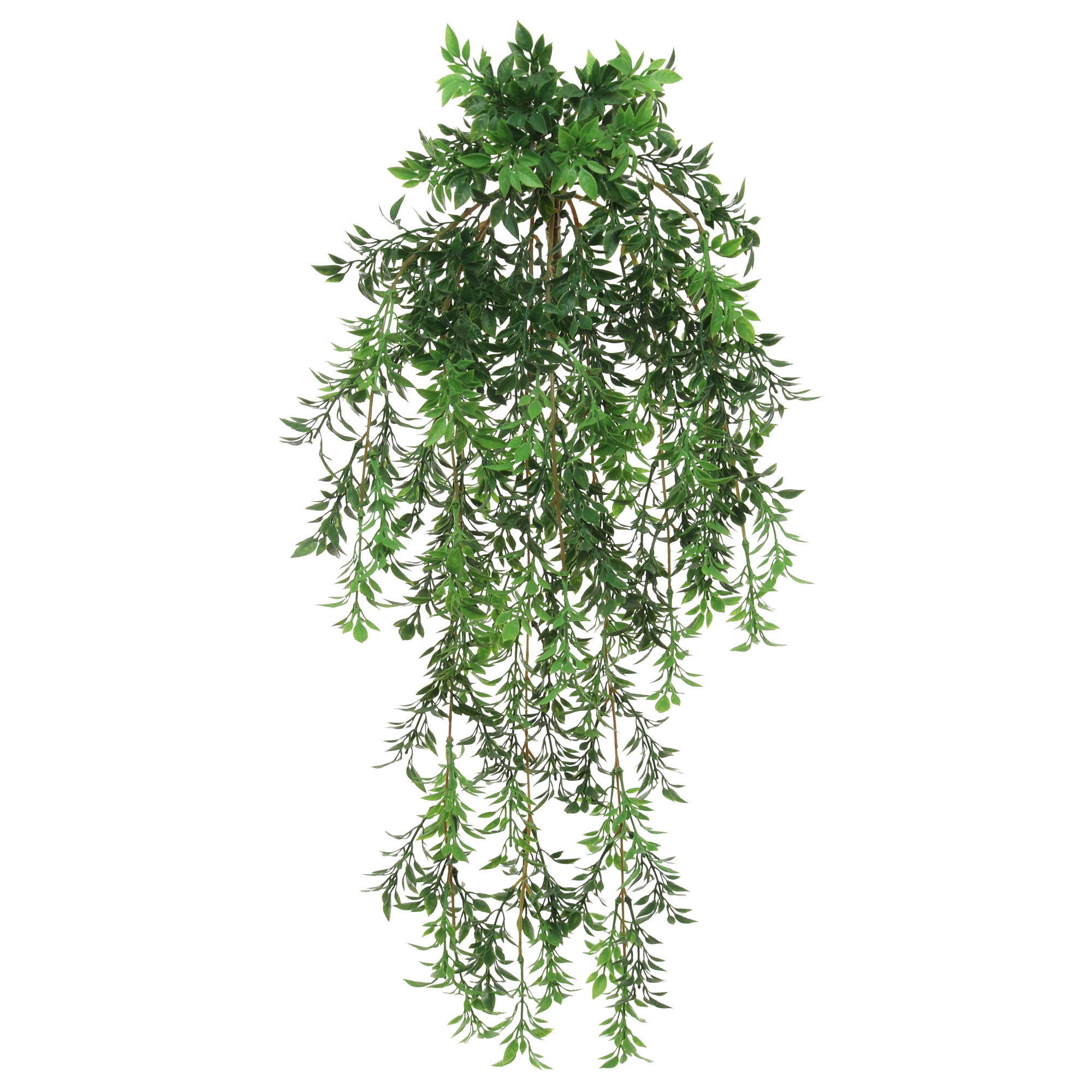 24" Artificial Tea Leaf Vine - 147 Tips for Lifelike and Versatile Greenery Decor