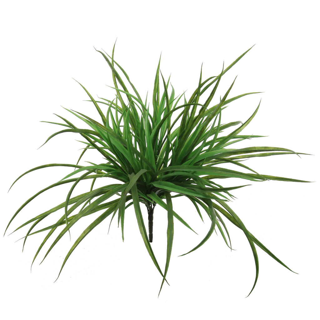 19-Inch Artificial Grass Bush with 8 Realistic Fronds - Perfect for In ...