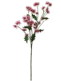 35"ONION FLOWER SPRAY X17- Purple