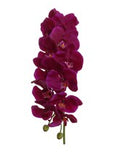 Purple Silk Phalaenopsis Orchid Stem by Floral Home®