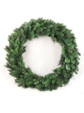 48" Deluxe Evergreen Double-Sided Wreath - 360 Tips - Full and Lush - Durable Construction - Easy to Hang - Festive Holiday Decor - Set of 4, Floral Home by Artificial Flowers