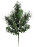 19-Inch Deluxe Evergreen Pine Spray - Pack of 36 - Realistic Artificial Pine Branch with 9 Tips - Christmas Greenery for DIY Crafts, Wreaths, Decorations