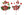 Assorted Mixed Christmas Candy Picks - 
    Red and White