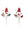 Assorted Snowman Berry Tree Picks - 8.5" - 
    Assorted