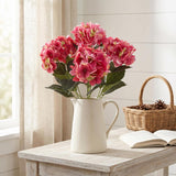Fuchsia Fake Hydrangea Stem - 20"