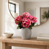 Fuchsia Fake Hydrangea Stem - 20"