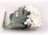 Hydrangea Silk Flower Bush, Seven Heads Per Bush, UV Resistant, Indoor & Outdoor Silk Plant, Adjustable Stem, Rich Green Leaves, Wedding, Floral Home by Artificial Flowers