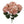 21" Burgundy Artificial Hydrangea Bush, 5 Heads Silk Flowers - 
    Pink