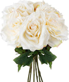 Cream Silk Roses – 6-Pack, 20