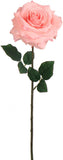 Light Pink Silk Roses – 6-Pack, 20" Long Stems for Home Vases, Weddings & Floral Arrangements