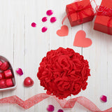 Red Roses - 6 Artificial Silk Roses with 20" Stems - Ideal for Centerpieces, Wedding Decor, Home & Event Decorations - Lifelike, Blooms for Every Occasion