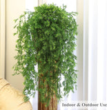 All Weather Artificial Hanging Springeri Plant with 9 Branches - 31"