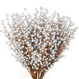 Holly Berry Stems with 35 Lifelike Berries