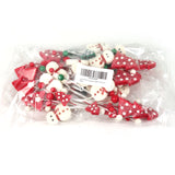 Set of 24: Assorted White Snowman Picks with Berries & Trees | Festive Holiday Decor | Trees, Wreaths, & Garlands | Christmas Picks | Home & Office Decor, Floral Home by Artificial Flowers